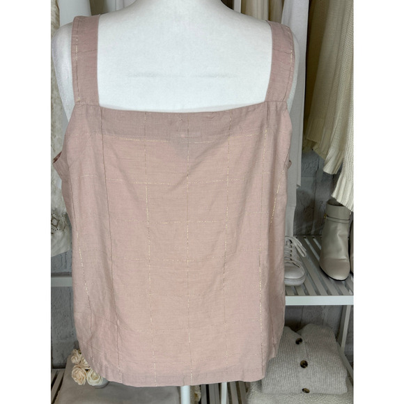 a.n.a. & Liz Claiborne Women's Size 2XL Set of 2 Summer Linen Blend Tanks #0448 - Picture 13 of 16